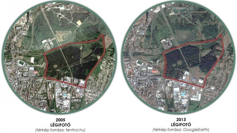 7. ábra: Légifotók