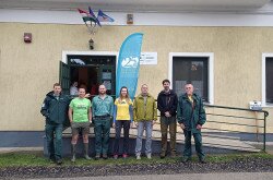 A Balaton-felvidéki Nemzeti Park Igazgatóság munkatársai