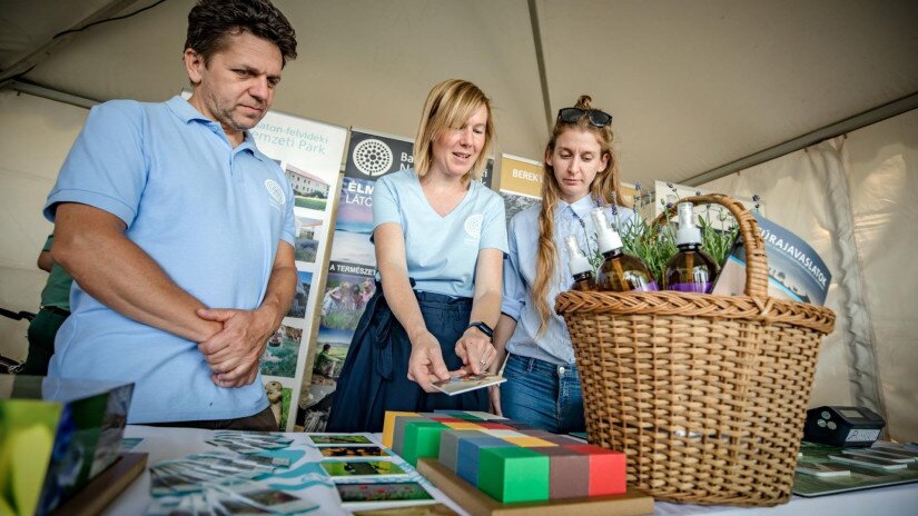 A Balaton-felvidéki Nemzeti Park Igazgatóság standja