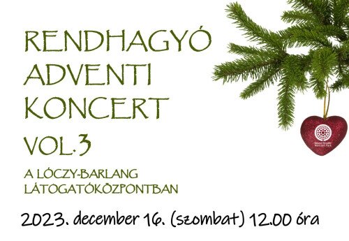 Adventi koncert a Lóczy-barlang Látogatóközpontban 2023-12-16