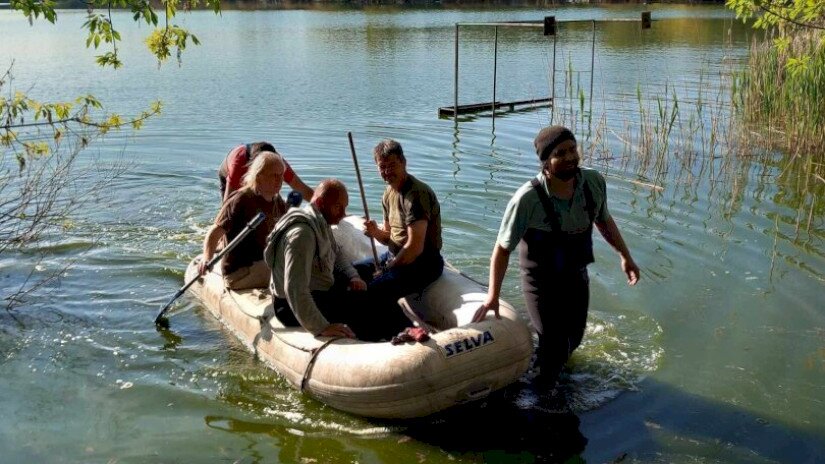 A jól végzett, nehéz munka után...