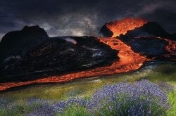 A levendula és a vulkánok félszigete - illusztráció