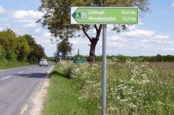 Amazon of Europe Bike Trail információs tábla, Letenye