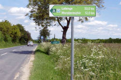 Amazon of Europe Bike Trail információs tábla, Letenye