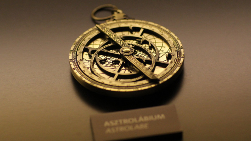An astrolabe in the Pannon Observatory, Bakonybél