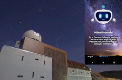 Applikáció a Pannon Csillagda kiállításához