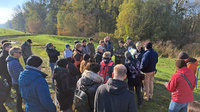 A szakemberek a műhelymegbeszéléseket követően, az esemény zárónapján ellátogattak a Felső-Dunamellék Természetvédelmi Rezervátumba is.