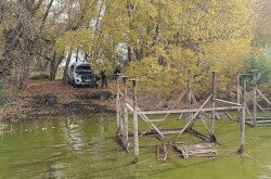 A tél folyamán elkészült vasszerkezet.