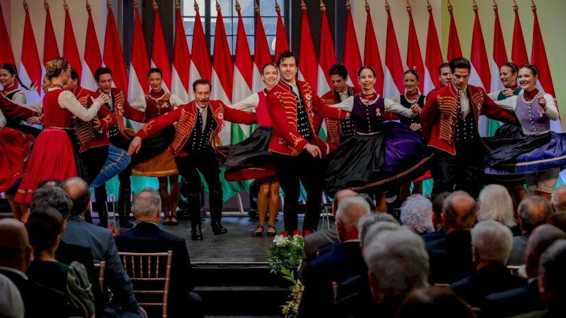 Az 1848/49-es forradalom és szabadságharc évfordulója, március 15-e alkalmából tartott kitüntetési ünnepség.