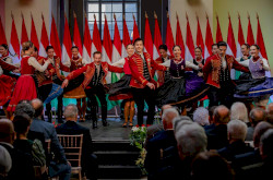 Az 1848/49-es forradalom és szabadságharc évfordulója, március 15-e alkalmából tartott kitüntetési ünnepség.