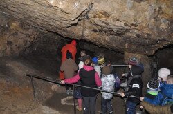 Barlangi Mikulás program a Lóczy-barlangban
