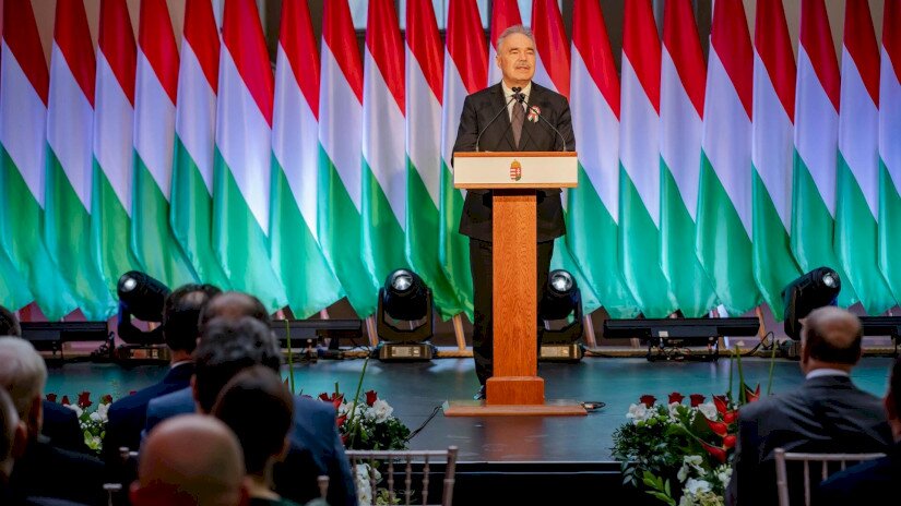 Dr. Nagy István agrárminiszter az ünnepségen.