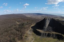 Drónfelvétel Hegyestűről