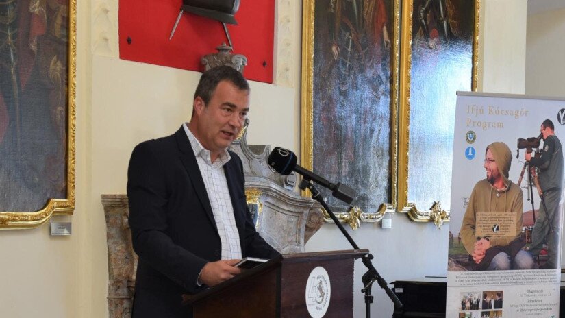 Dr. Rácz András, az Agrárminisztérium államtitkára az edelényi díjátadón