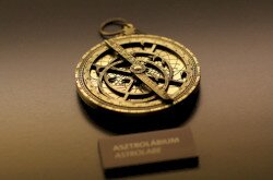 Ein Astrolabium in der Pannon Sternwarte, Bakonybél