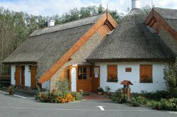 Empfangsgebäude in Büffelreservat am Kis-Balaton, Kápolnapuszta