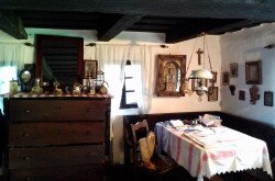Folk house, Vörs, room interior 