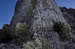 Hegyestű mit Sternenhimmel
