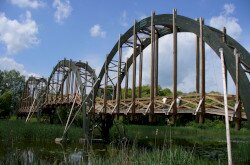 Kányavári-sziget hídja (készült Varga Gellért tervei alapján)