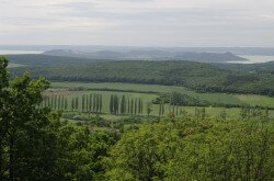 Kilátás a pécselyi Öreg-hegyről 