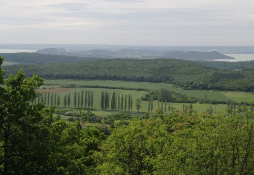 Lehrpfade in Pécsely-Becken