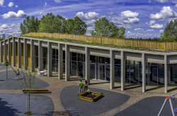 Kis-Balaton Besucherzentrum, Hauptgebäude