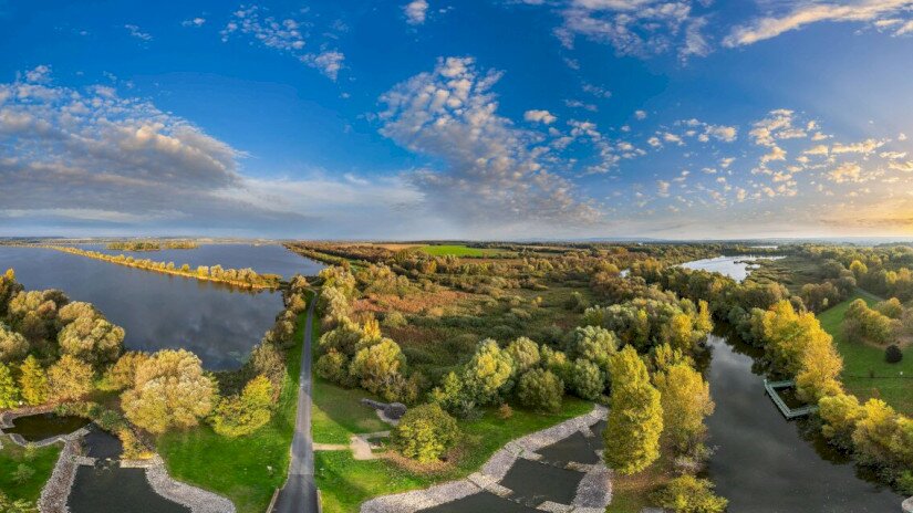 Kis-Balaton panoráma légifotó