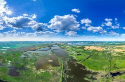 Kis-Balaton panoráma légifotó