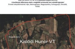 Kislődi Hunor Vadásztársaság kezelésébe tartozó vadászterületek térképe