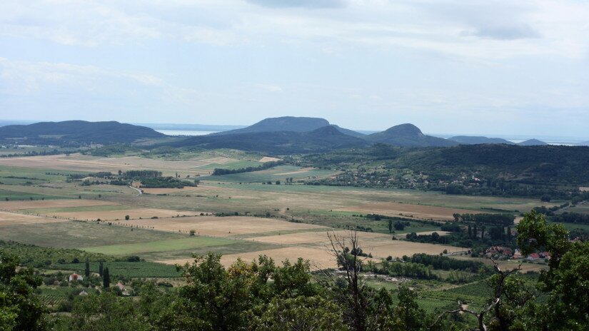 Landschaft vom Káli-Becken