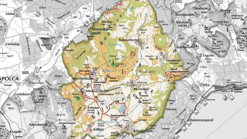 Map of Káli Basin