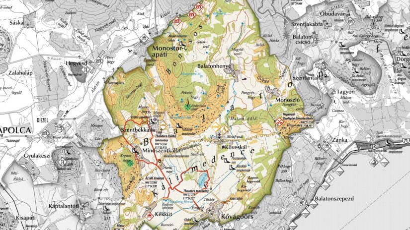 Map of Káli Basin