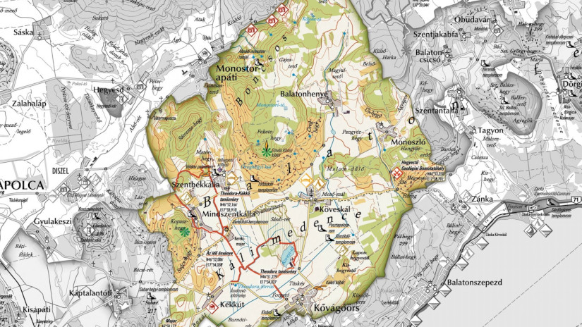 Map of Káli Basin