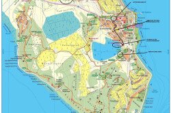 Map of the Tihany Peninsula - Lavender Pick It Yourself