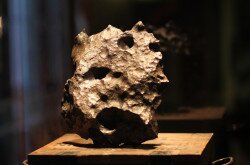 Meteorit Gibbeon in der Pannon Sternwarte, Bakonybél