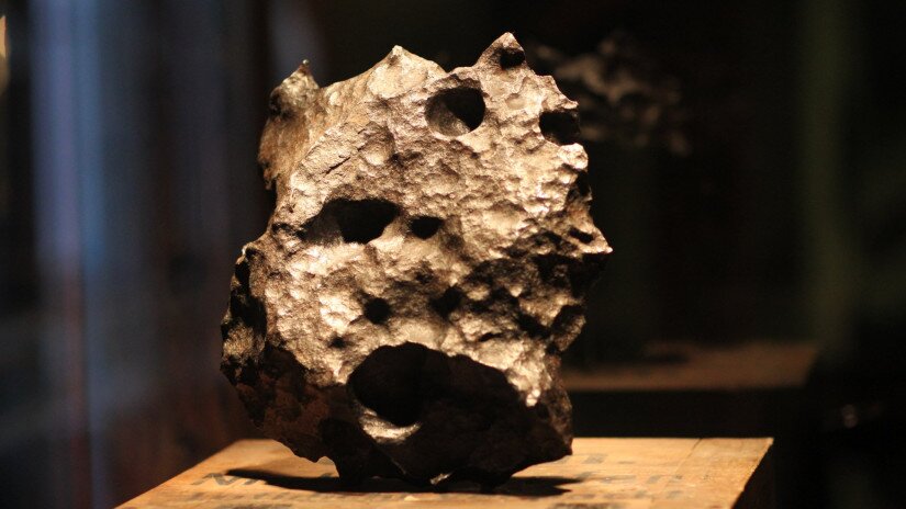 Meteorite Gibbeon in the Pannon Observatory, Bakonybél