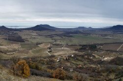 Panorama von Csobánc