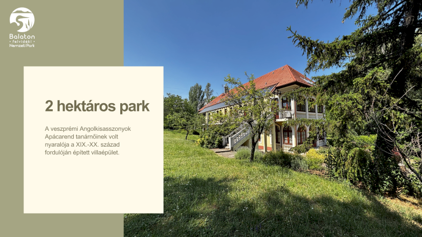 Park Villa - 2 hektáros park / Csopak szálláshely 