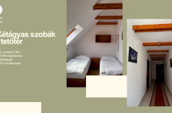 Park Villa - Kétágyas szobák (tetőtér, klimatizált) / Csopak szálláshely