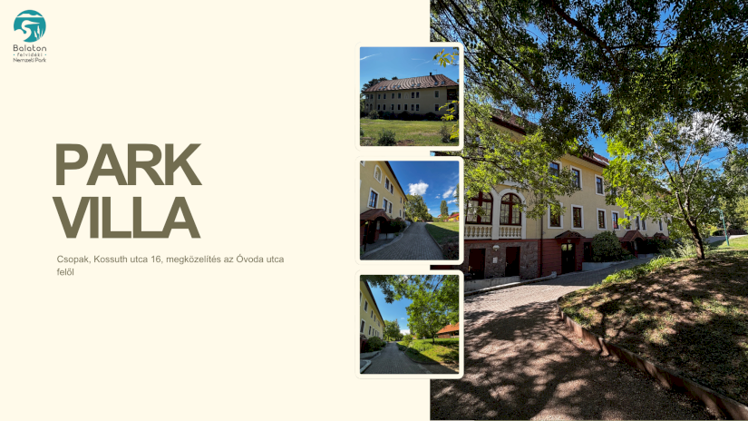 Park Villa - Megközelítés / Csopak szálláshely