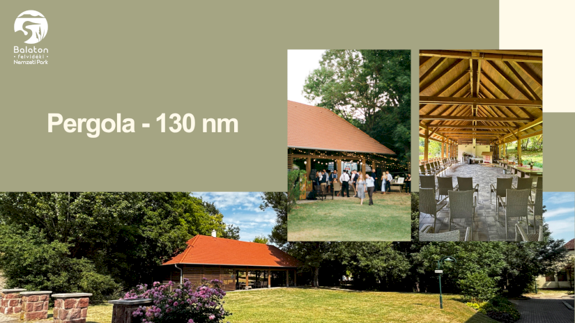 Park Villa - Pergola (nyitott - fedett kerti terasz / Csopak szálláshely