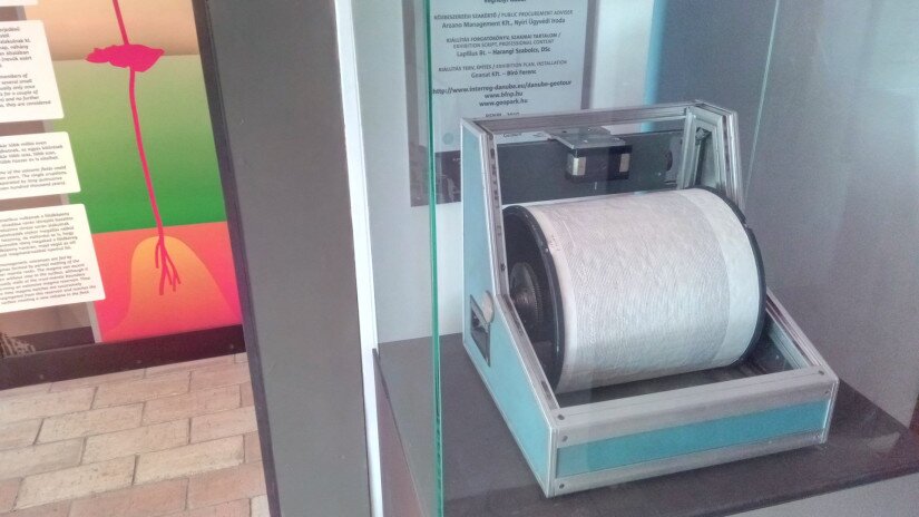 Seismograph in der erneuerten Ausstellung