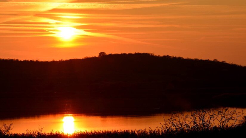 Sonnenuntergang: Belső-tó - Tihany