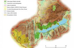 Tätigkeitsbereich der Nationalparkdirektion Balaton-felvidéki - Karte 2021