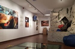 The exhibition in the Lake Cave, Tapolca