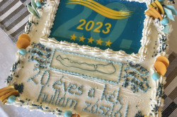 Torta a 20 éves jubileum alkalmából
