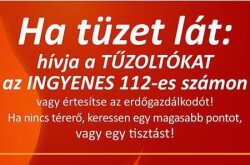 Tűz esetén teendők