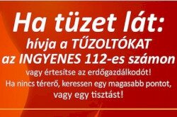 Tűz esetén teendők