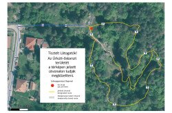 Úrkúti-őskarszt járható és lezárt útvonalak