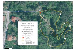 Úrkúti-őskarszt járható és lezárt útvonalak